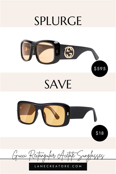 gucci sunglasses amazon dupe|gucci knock off glasses.